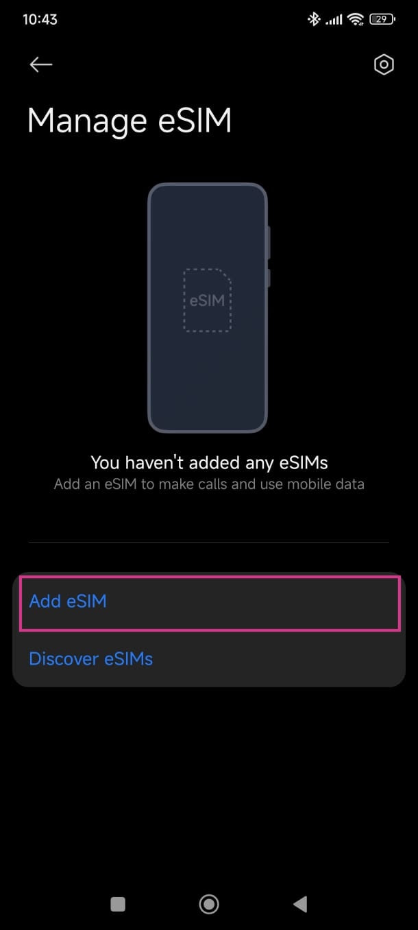 Añade tu eSIM