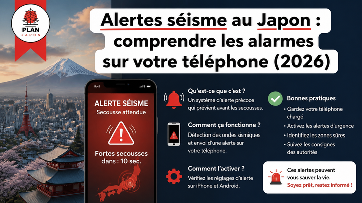 Alertas de terremoto en Japón: qué hará tu móvil y por qué (2026)