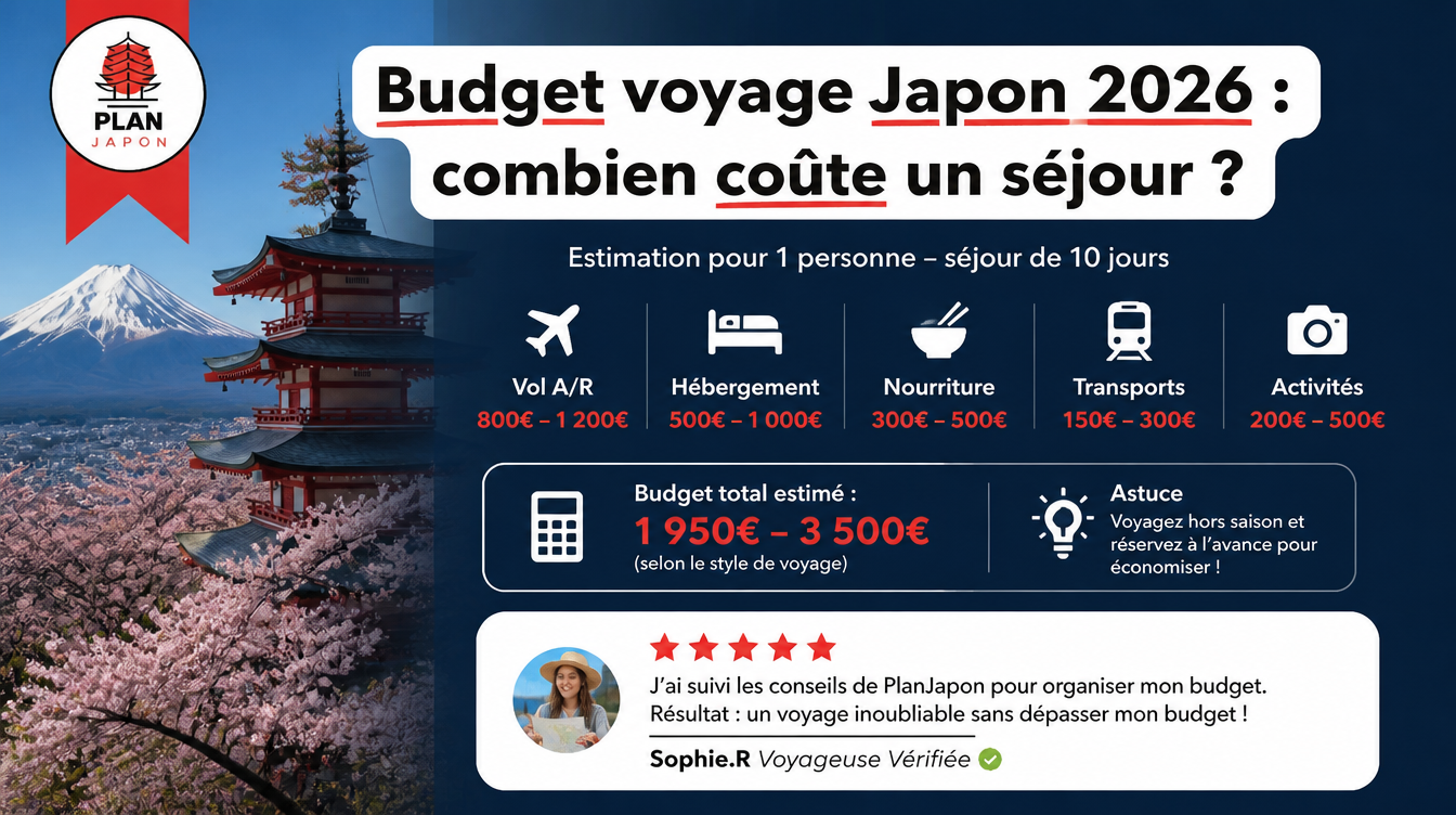 Presupuesto viaje a Japón 2026: cuánto cuesta de verdad
