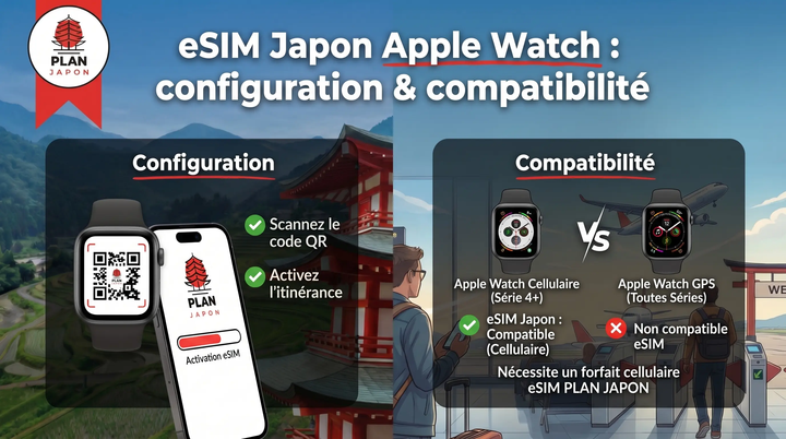 eSIM Japón en Apple Watch: configuración y compatibilidad