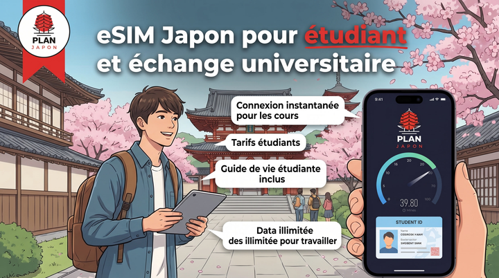 eSIM Japón para estudiantes: la guía para tu intercambio universitario (2026)