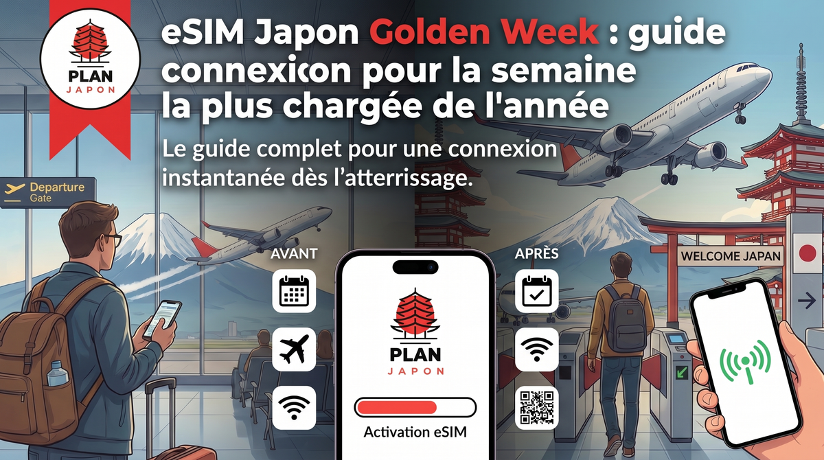 eSIM Japón Golden Week: guía de conexión 2026