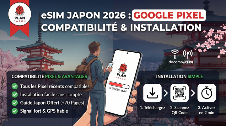 eSIM Japón en Google Pixel: compatibilidad e instalación (2026)