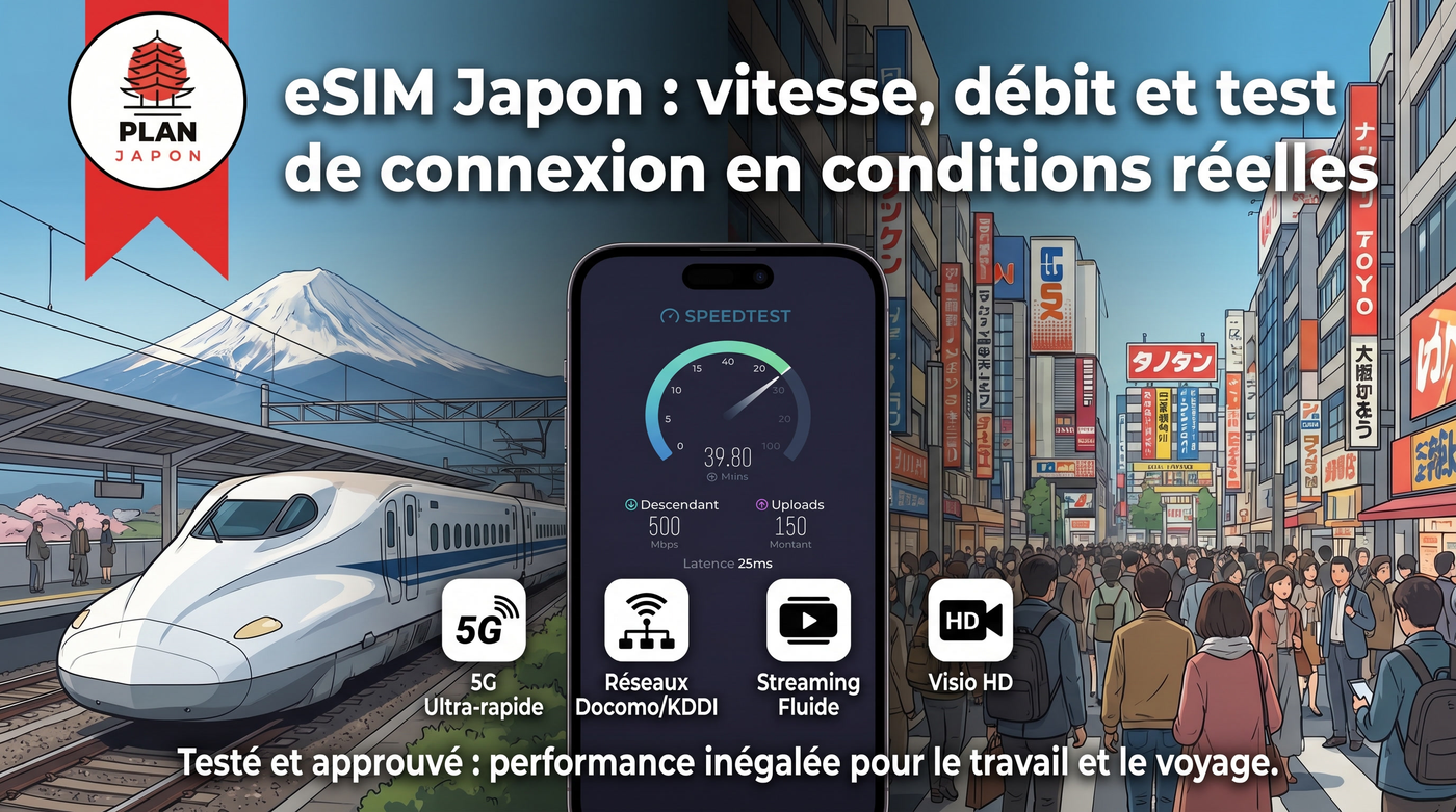 eSIM Japón: velocidad, rendimiento y test de conexión real (2026)