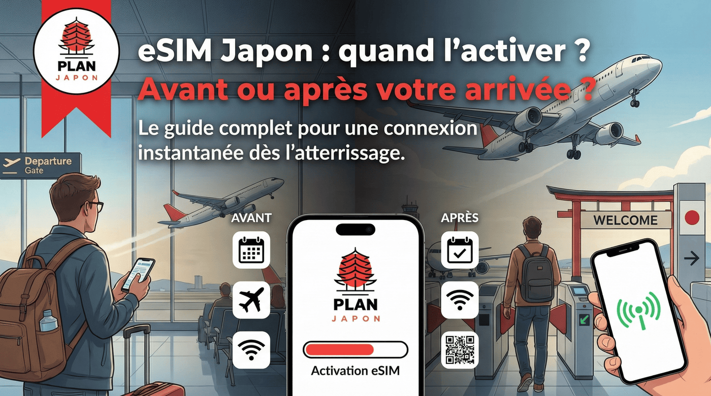 eSIM Japón: ¿cuándo activarla? ¿Antes o después de llegar?