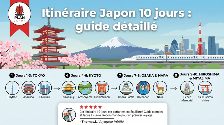 Itinerario Japón 10 días: guía detallada (2026)
