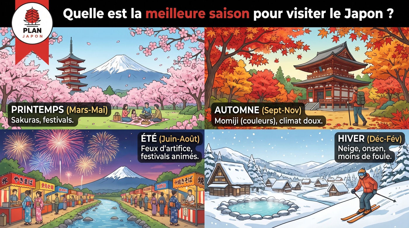¿Cuándo viajar a Japón? Mejor época en 2026 — guía completa
