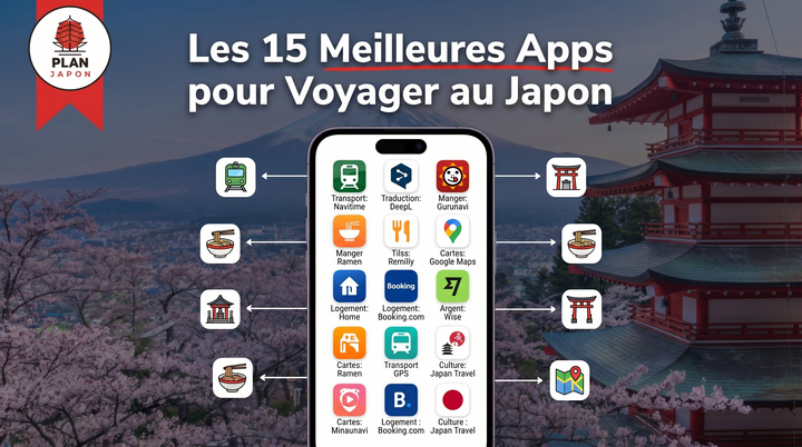 Mejores apps para viajar a Japon: top 15 (2026)