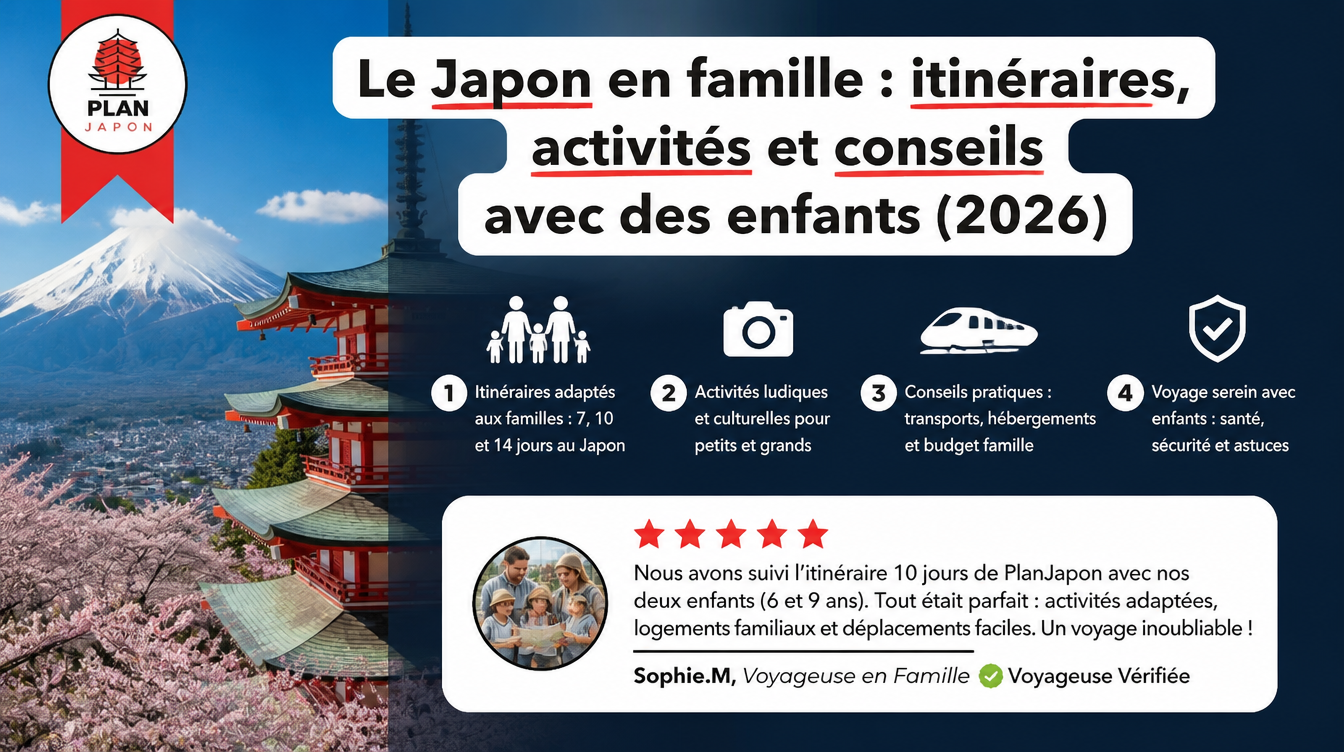 Japón en familia: itinerarios, actividades y consejos con niños (2026)