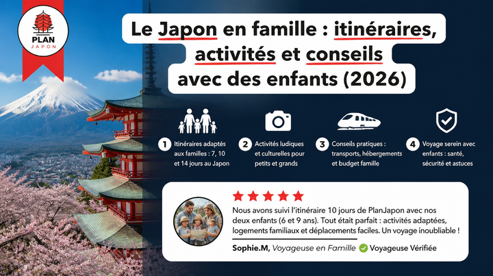 Japón en familia: itinerarios, actividades y consejos con niños (2026)