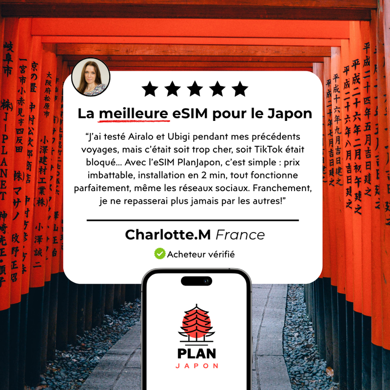 Guide activation eSIM Japon - Scanner le QR code PlanJapon