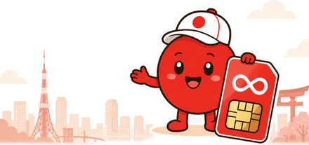 Mascota PlanJapon con el mapa de Japón