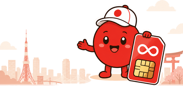 Mascota PlanJapon Hinomaru con el mapa de Japón