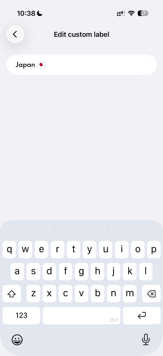 Etiquetar tu eSIM